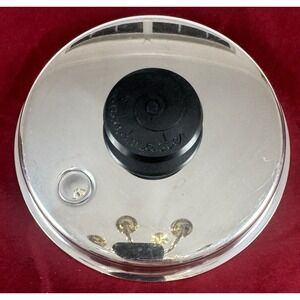 EUC SaladMaster Original Replacement Lid 6 .25" Stainless Steel Vapo Lid Only